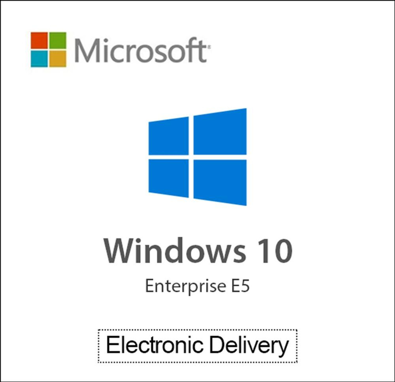 Microsoft Windows 10 Enterprise E5 - Annual Subscription 
