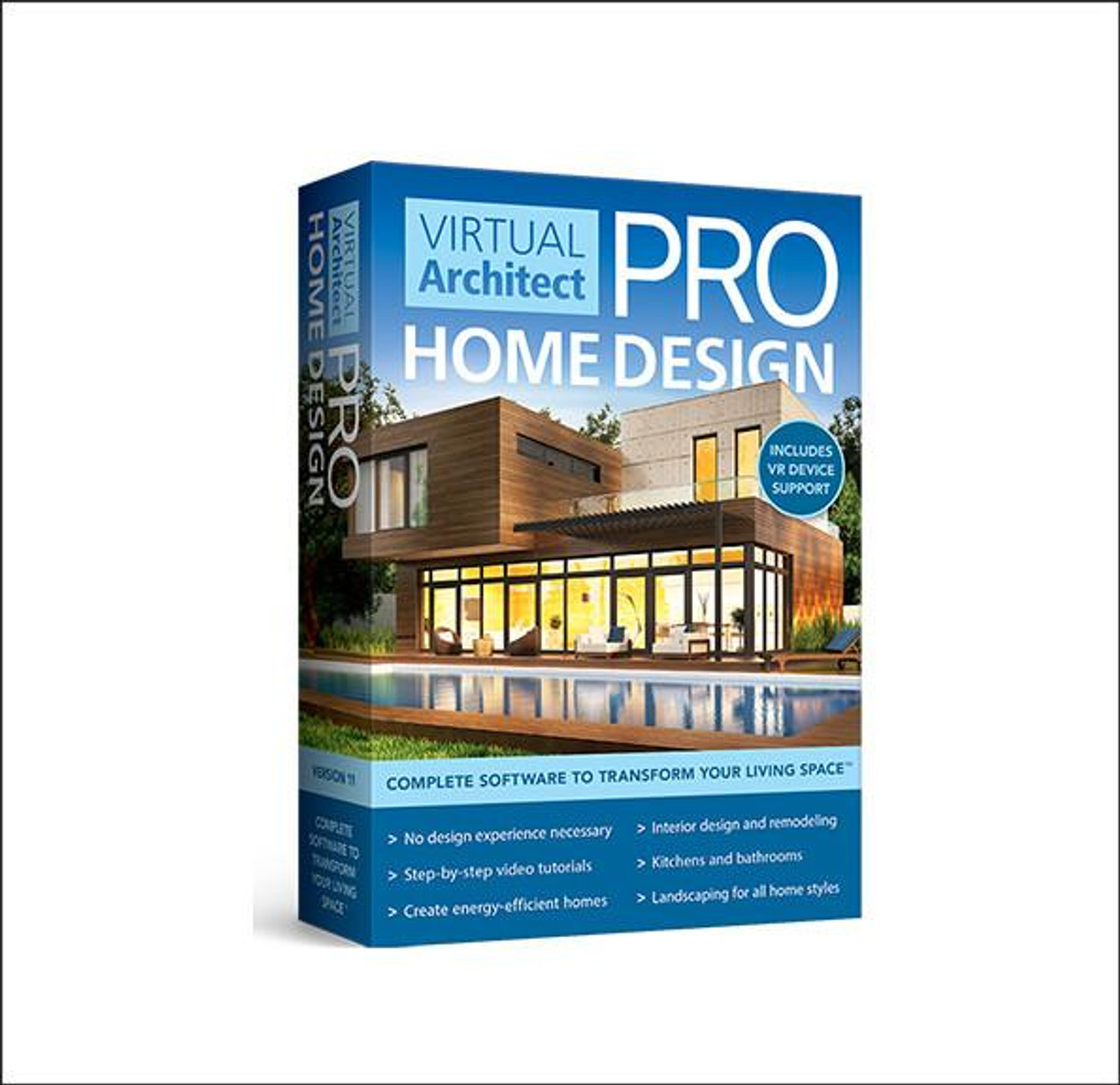 Avanquest North America Inc Virtual Architect Professional Home Design V 11-0- License - ESD 
