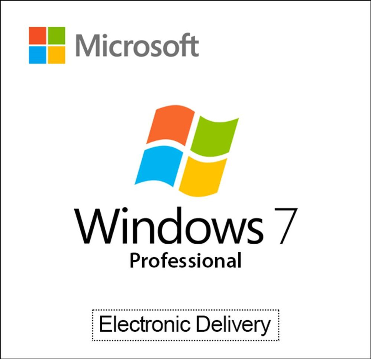 Microsoft Windows 7 Professional 32/64-bit - Download 