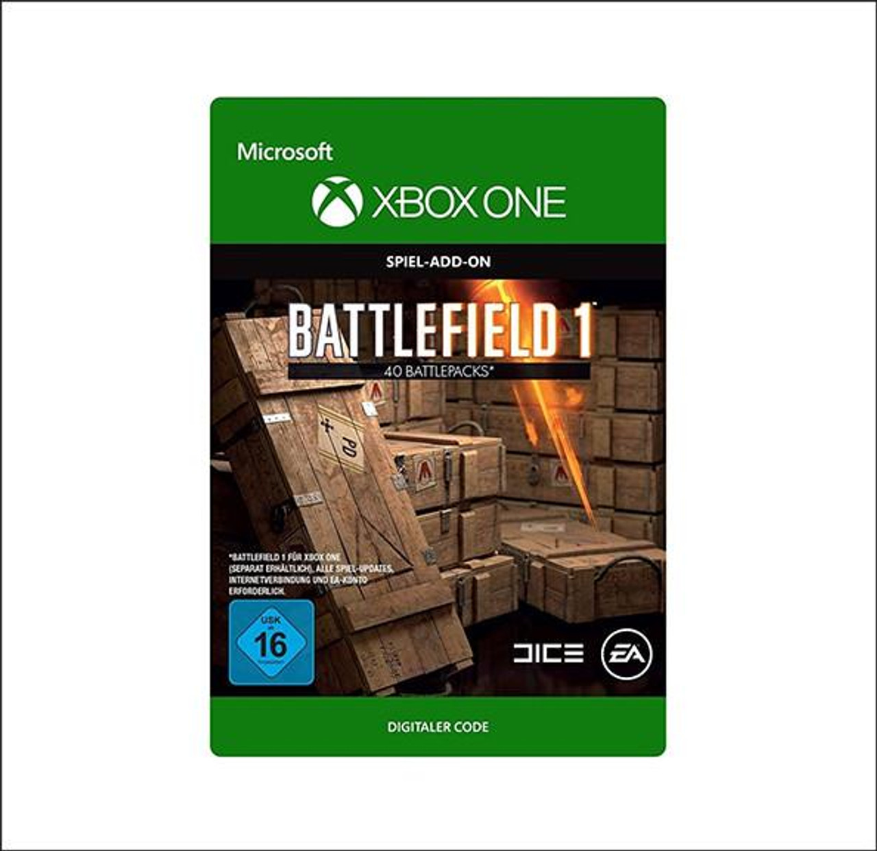 Microsoft Battlefield 1 Battlepack X 40 for Xbox One - ESD 