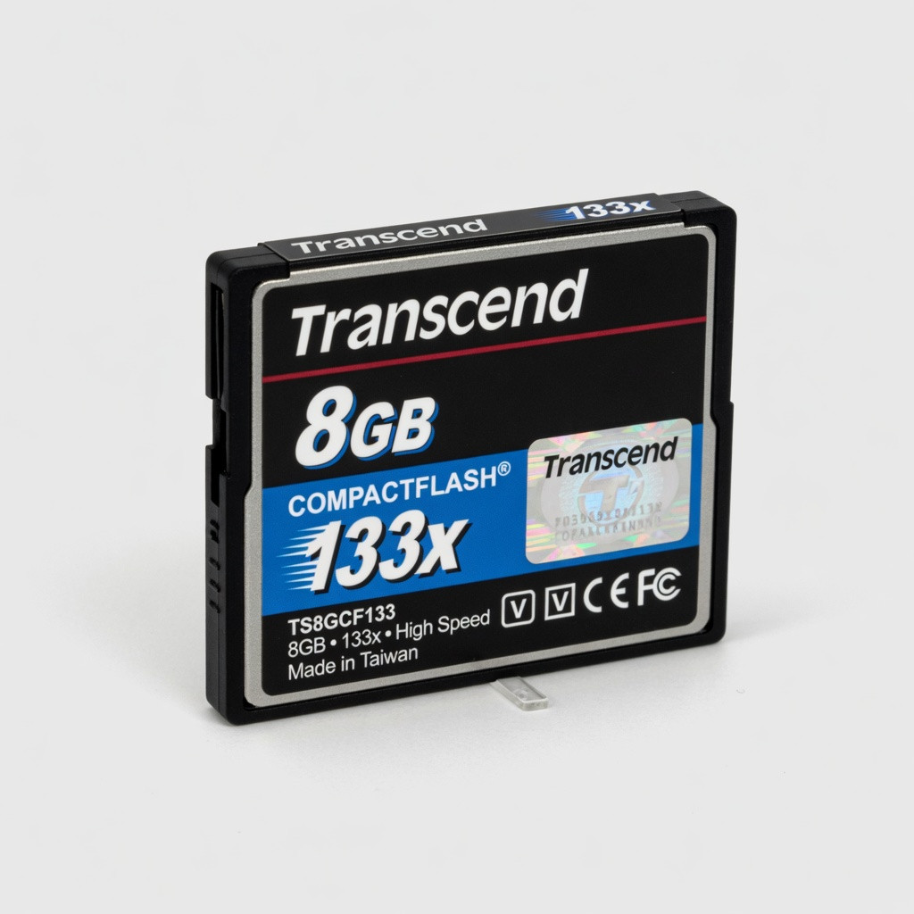 Transcend 8GB CompactFlash Memory Card 133X (TS8GCF133)