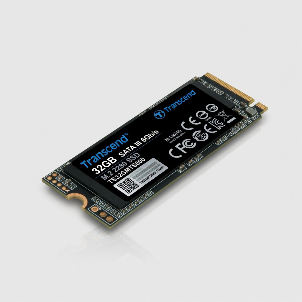 Transcend 32 GB SATA III 6Gb/s MTS800 80 mm M.2 SSD Solid State Drive (TS32GMTS800)