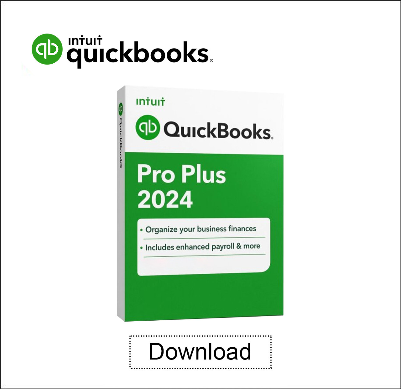 Intuit QuickBooks 2024 Professional Plus Desktop Edition for Windows - Download