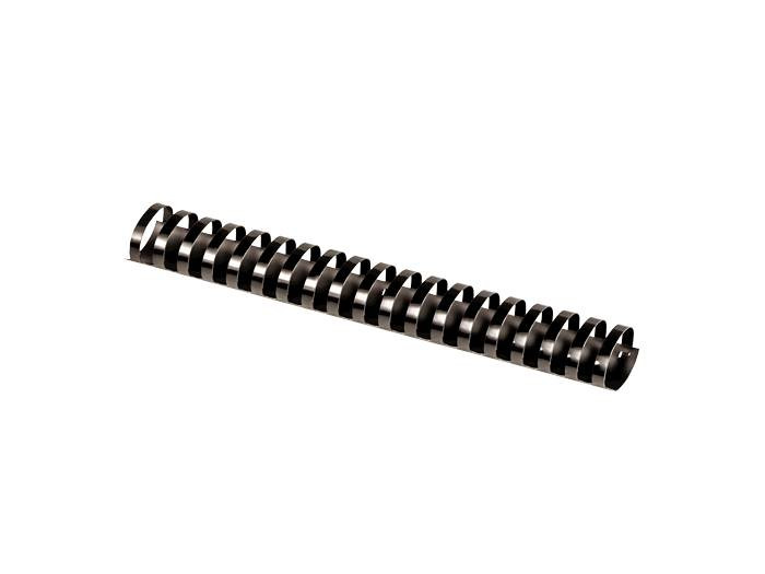 Fellowes Plastic Comb Binding Spines - 1 1/2 Inch Diameter - Black - 340 Sheets - 50 Pack 