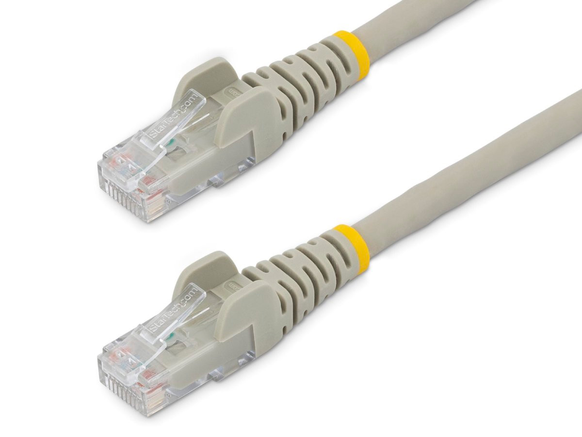 StarTech 50ft Cat6 Snagless Ethernet Cable, LSZH, Gray (N6LPATCH50GR)