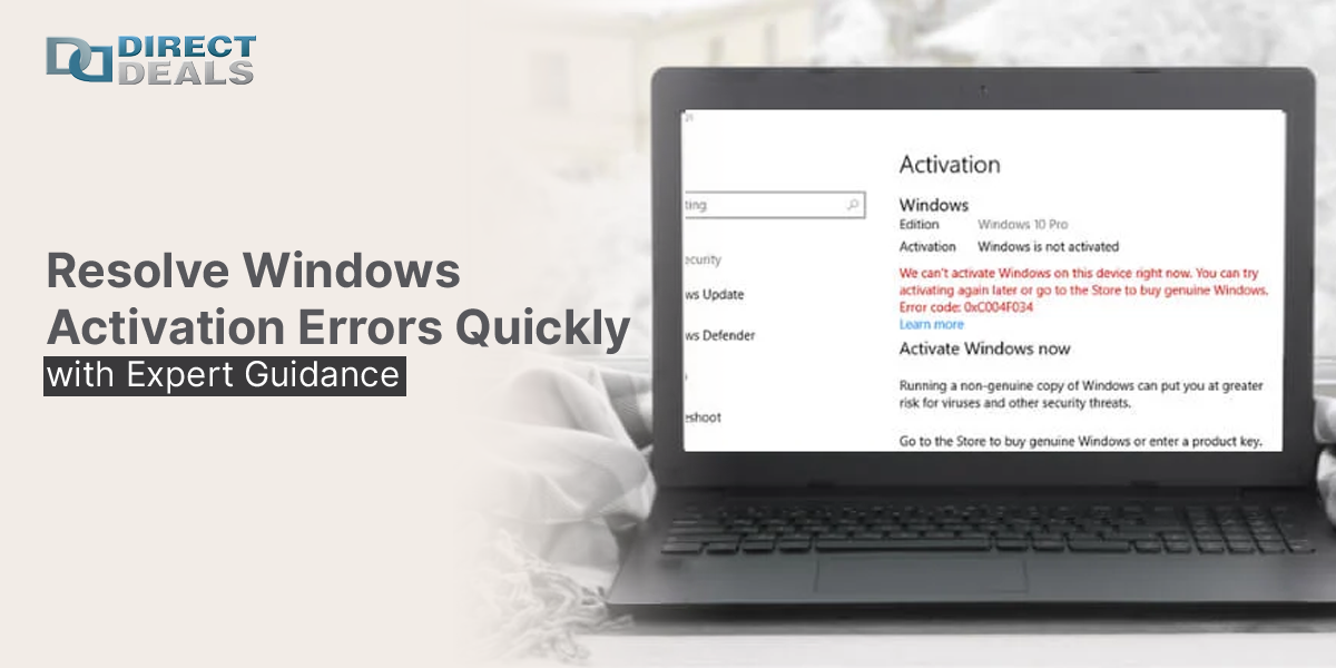 Resolve Windows Activation Errors Quickly with Expert Guidance