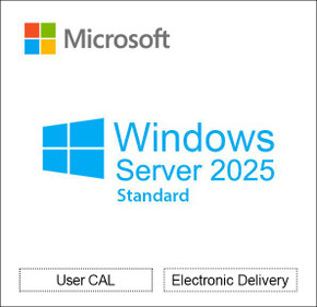 Microsoft Windows Server 2025 Standard with 10 User CALs - 16 Core License - Download Microsoft Windows Server 2025 Standard with 10 User CALs - 16 Core License - Download