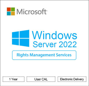Microsoft Windows Server 2022 RMS - 1 User Cal - 1 Year 