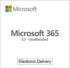  Microsoft 365 E3 - Unattended - Annual Subscription 
