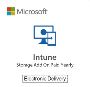 Microsoft Intune Storage Add On Paid Yearly - Annual Subscription Microsoft Intune Storage Add On Paid Yearly - Annual Subscription
