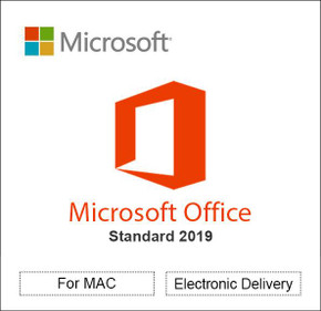 Microsoft Office 2019 Standard for Mac - LTSC License Microsoft Office 2019 Standard for Mac - LTSC License