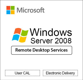 Microsoft Windows 2008 Remote Desktop Services 20 User CALs - Instant Delivery 