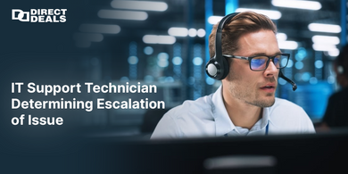 IT Support Technician Determining Escalation of Issue