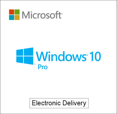 Microsoft Windows 10 Pro 32/64-bit- 1 License - Flash Drive - PC - English