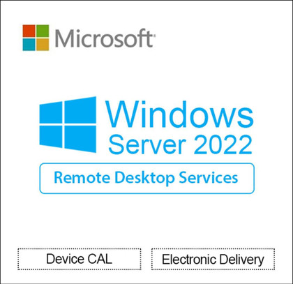 Windows Server 2022 Remote Desktop Services - Device CAL - License Windows Server 2022 Remote Desktop Services - Device CAL - License