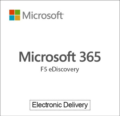 Microsoft M365 F5 eDiscovery And Audit - Annual Subscription Microsoft M365 F5 eDiscovery And Audit - Annual Subscription