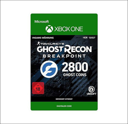 Ghost Recon Breakpoint 2400 +400 bonus Ghost Coins for Xbox One - ESD Ghost Recon Breakpoint 2400 +400 bonus Ghost Coins for Xbox One - ESD