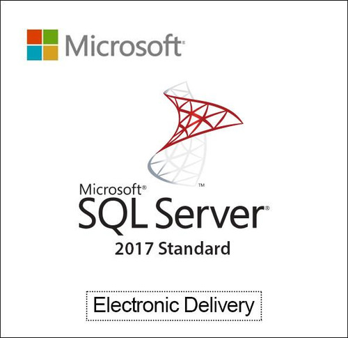 SQL Server 2017 Standard  - 2 Core License - Unlimited Clients Download