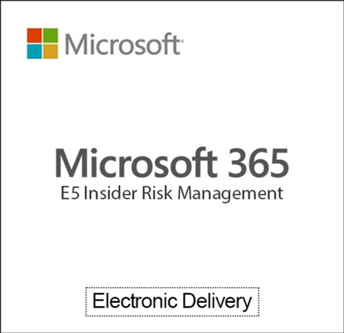  Microsoft 365 E5 Insider Risk Management - Annual Subscription 