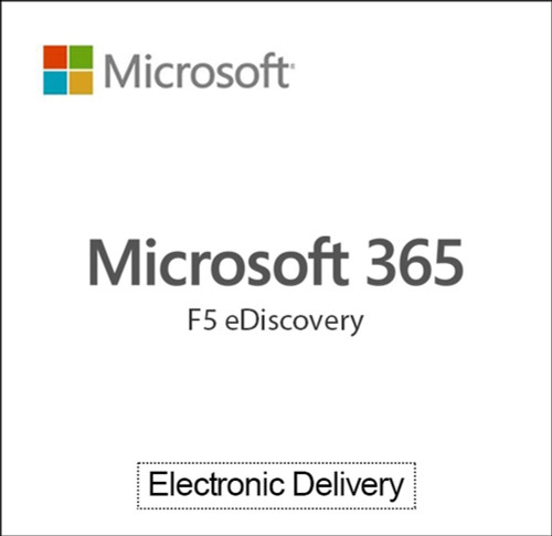  Microsoft M365 F5 eDiscovery And Audit - Annual Subscription 