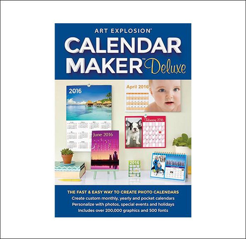 Avanquest North America Inc Art Explosion Calendar Maker Standard - License - ESD 