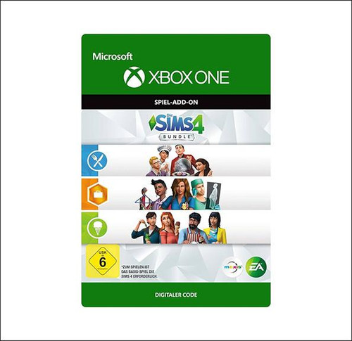 Microsoft The Sims 4 Bundle Get to Work, Dine Out, Cool Kitchen Stuff for Xbox One - ESD 