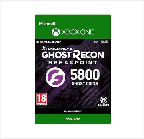 Microsoft Ghost Recon Breakpoint 4800 +1000 bonus Ghost Coins for Xbox One - ESD 