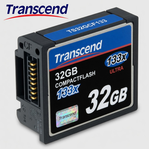 Transcend 32GB CompactFlash Memory Card 133X (TS32GCF133)