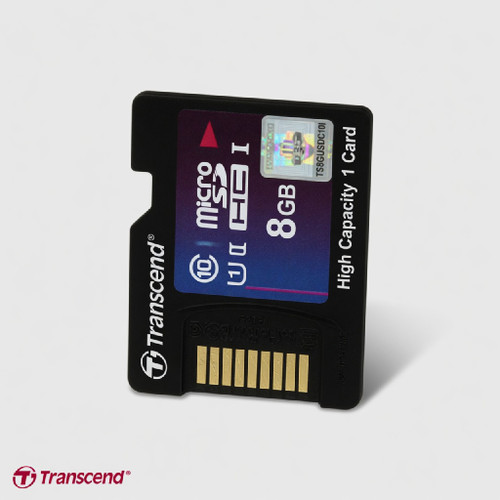 Transcend Information TS8GUSDC10I 8 GB MicroSD High Capacity (microSDHC) - 1 Card