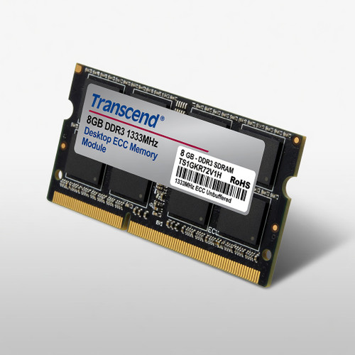 Transcend 8GB DDR3 1333MHz Desktop ECC Memory Module - 8 GB - DDR3 SDRAM