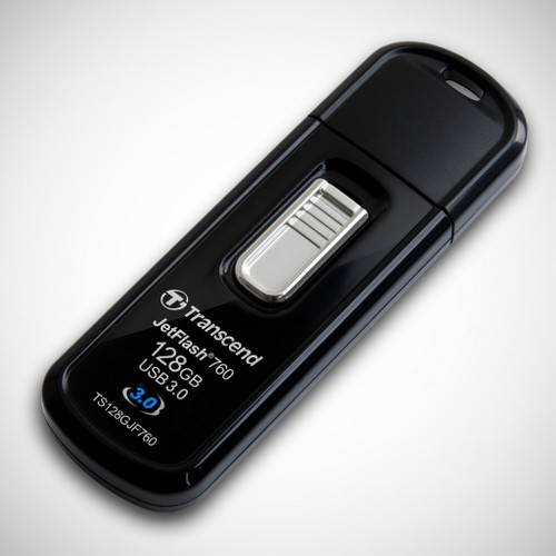 Transcend 128GB JetFlash 760 USB 3.0 Flash Drive (TS128GJF760), Black