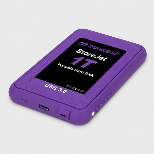 Transcend Storejet 1T Portable USB 3.0 Hard Disk (TS1TSJ25H3P)