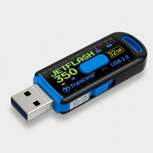 Transcend JetFlash 350 USB 2.0 Flash Drive(32GB) [video game]