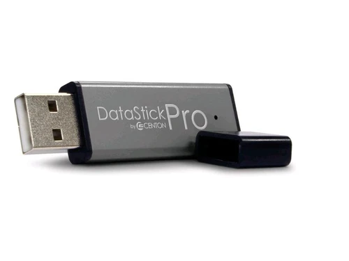 Centon Electronics Centon DataStick Pro USB 2.0 Flash Drive 64GB x 10, Grey