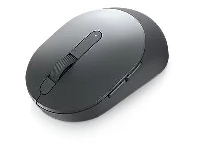 Dell MS5120W Mobile Pro Wireless Mouse - Wireless 2.4GHz, Bluetooth 5.0, Microsoft Swift Pair/Dell Pair (Windows 10 & 11 only), Optical LED Sensor - Gray
