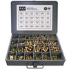 1132 Pcs Grade 8 Hex Head Bolts Washer & Nut Assortment Yellow Zinc