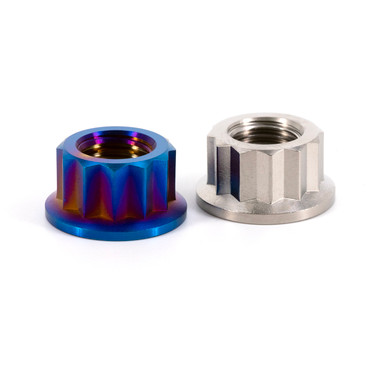 Titanium 12 Point Nuts