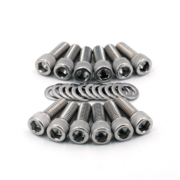 SBC Header Bolts Stainless Steel Kit For Small Block Chevy