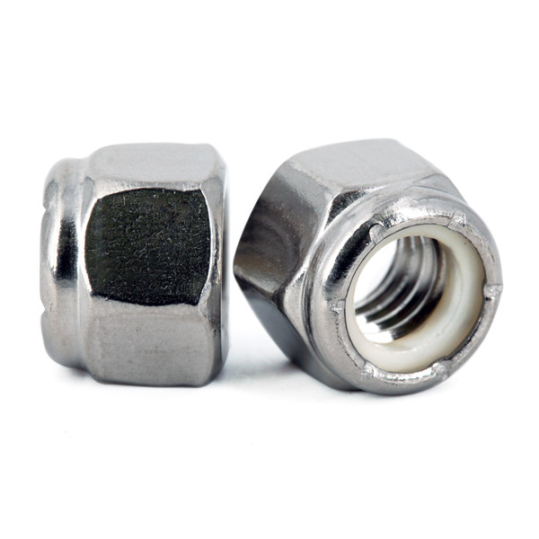 Fastenere 1/2-13 Nylon Insert Lock Nuts - Grade 2 Steel, Zinc Plated, Vibration Resistant, Quantity 25