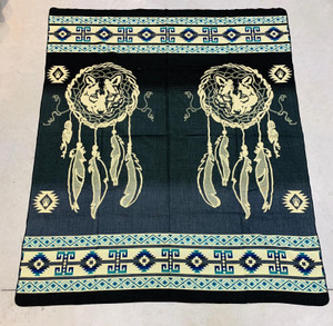 Blanket Wolf Dreamcatchers - Black 