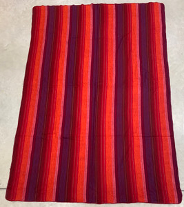 Blanket Thin Strips - Burgundy