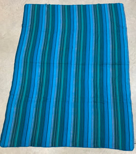 Blanket Thin Strips - Blue