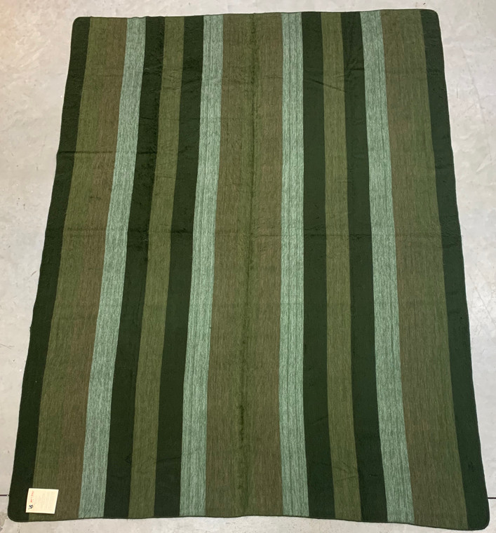 Blanket Wide Strips - Olive