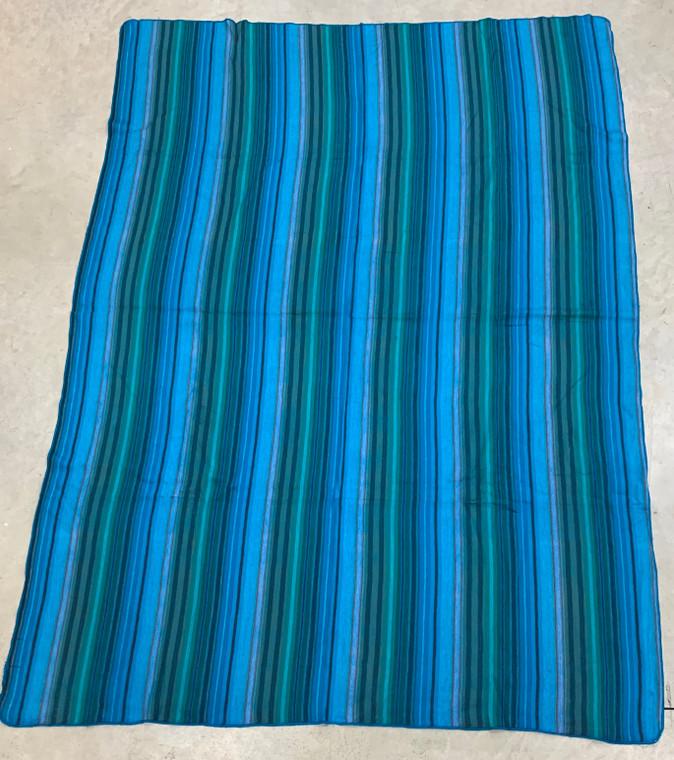 Blanket Thin Strips - Blue