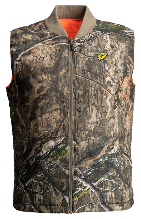 Shieldâ„¢ Evolve Reversible Vest - MO DNA (Mossy Oak DNA & Blaze)