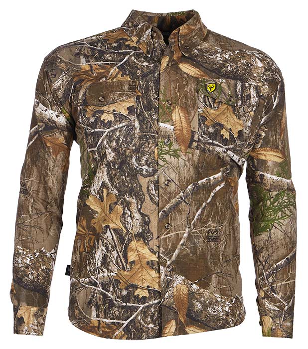 Shieldâ„¢ Fused Cotton Field Shirt - RT Edge (Realtree Edge)