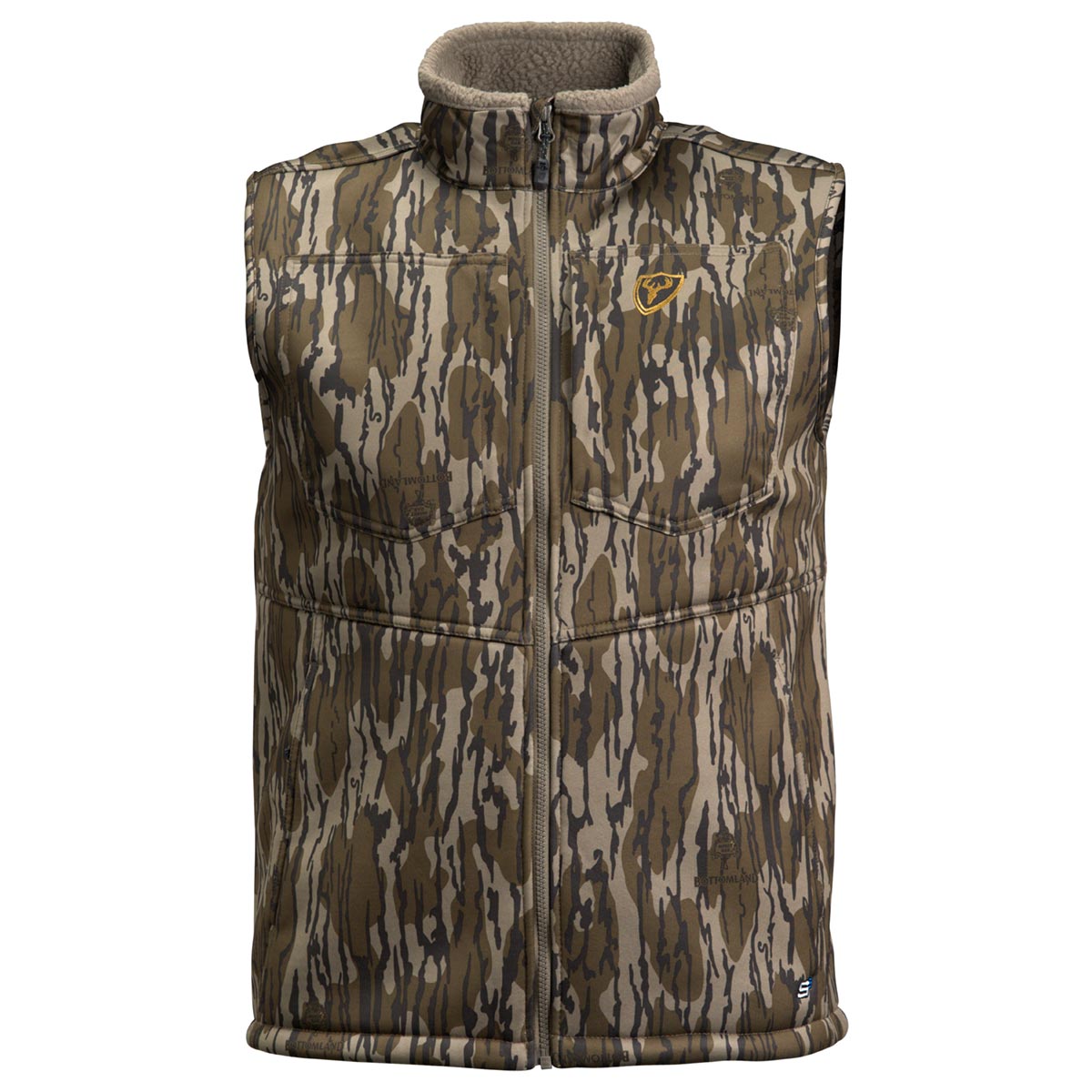 Shield Sherpa Lined Vest (Mossy Oak Bottomland Orig)