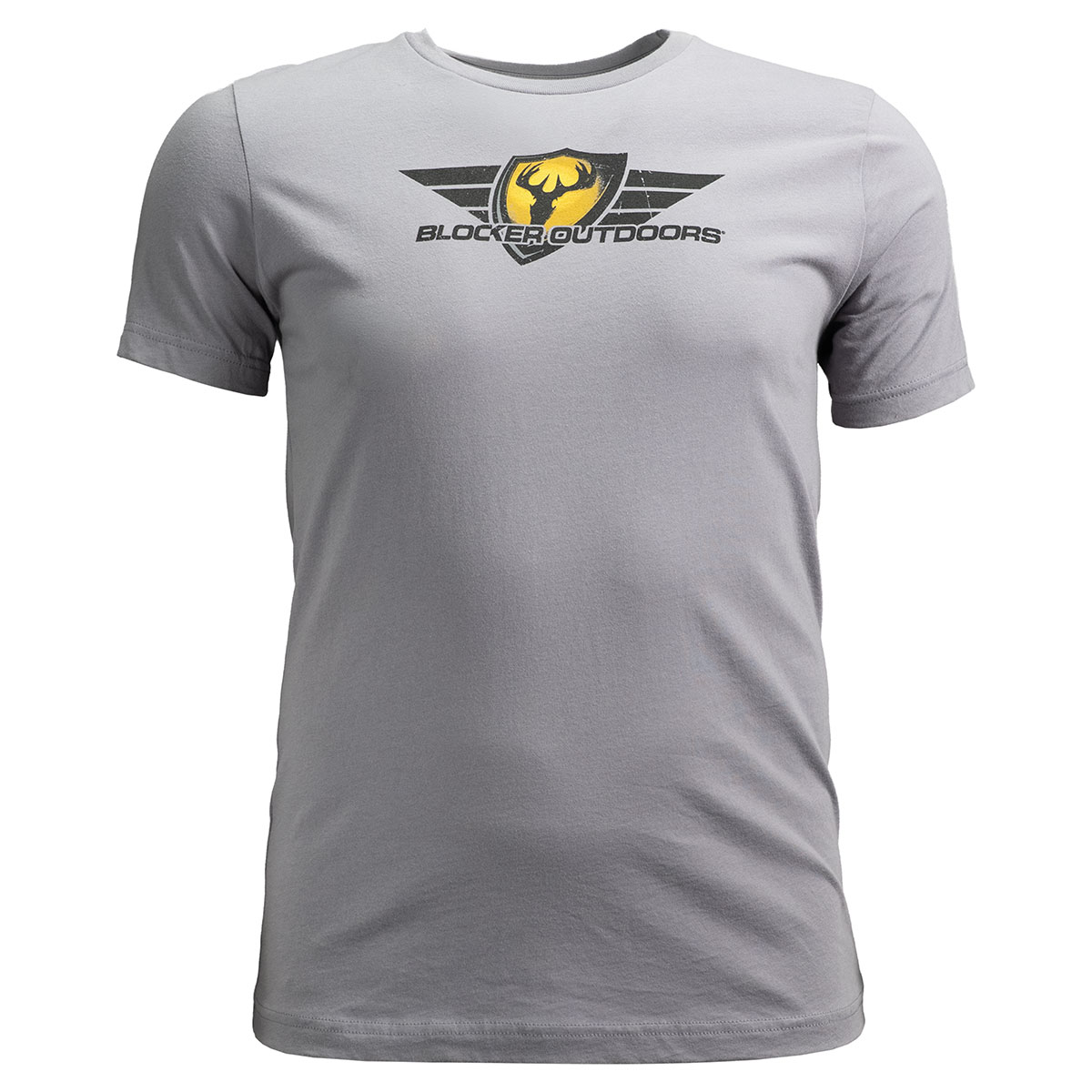 Blocker Shield Wings Tee (Heathered Grey)