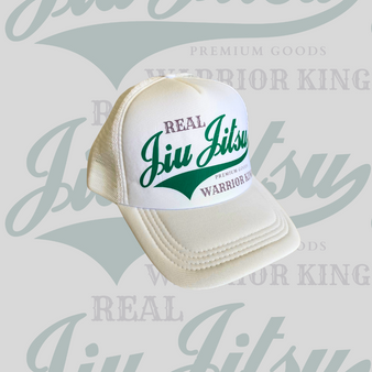 Real Jiu Jitsu Trucker Hat - White