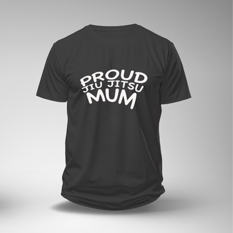 PROUD JIU JITSU MUM T-SHIRT BLACK